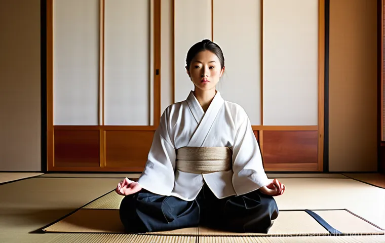 불교의 종류 - **Prompt: Zen Meditation for Inner Peace**
    A young adult, male or female, around 20-30 years old...